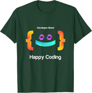 Happy coding, Just a Boy Who Loves Coding Graphic Designs T-Shirt - T-Shirt | Forest
