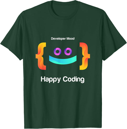 Happy coding, Just a Boy Who Loves Coding Graphic Designs T-Shirt - T-Shirt | Forest