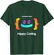 Happy coding, Just a Boy Who Loves Coding Graphic Designs T-Shirt - T-Shirt | Forest