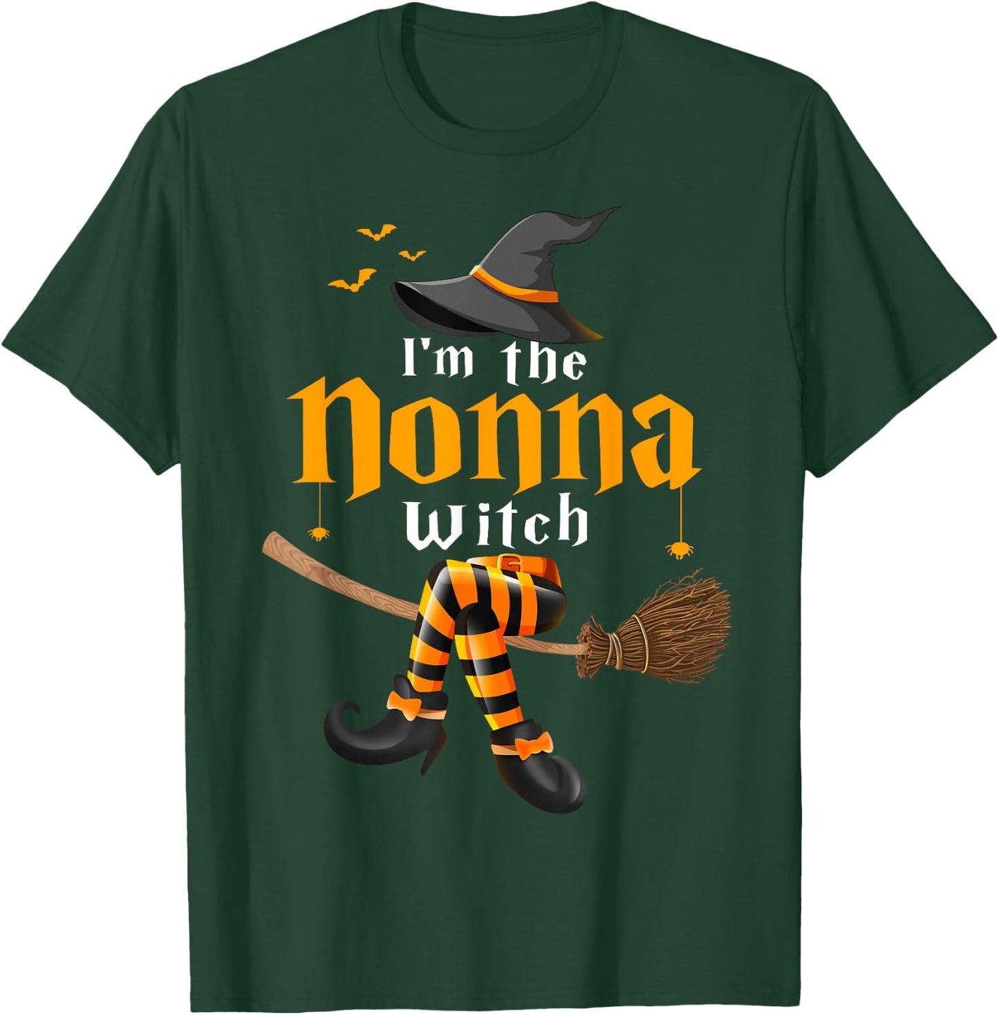 I’m The Nonna Witch Family Funny Halloween Costume T-Shirt - T-Shirt | Forest