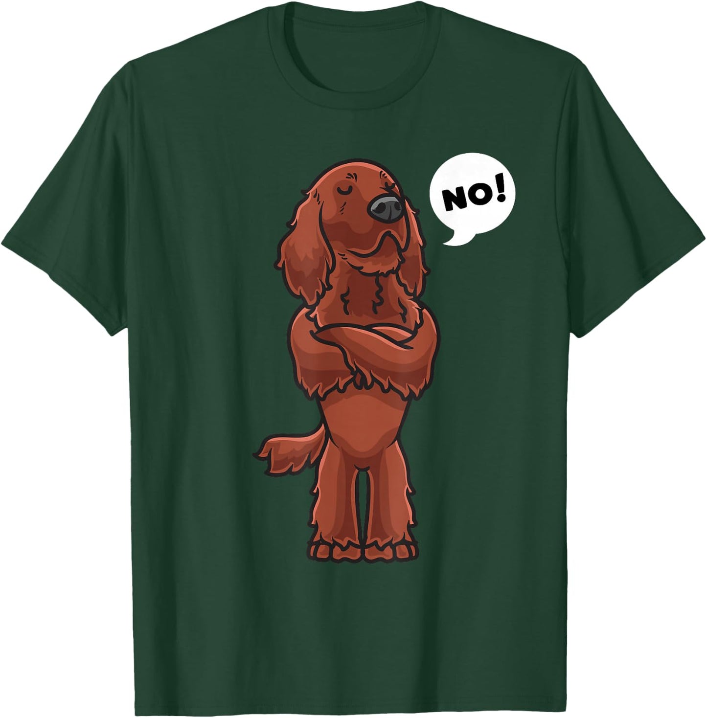 Stubborn Irish Setter Dog Women Kids T-Shirt - T-Shirt | Forest