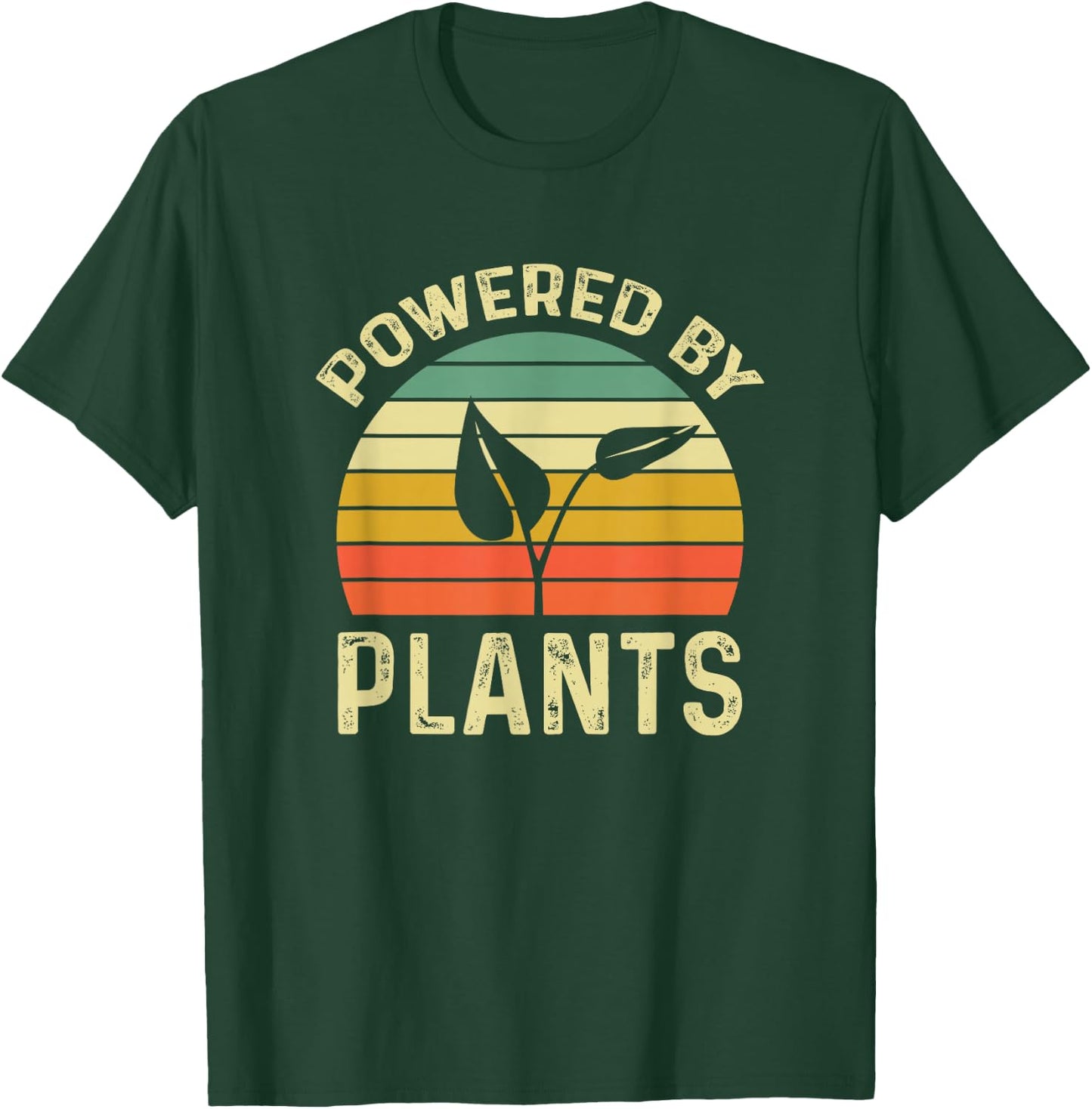 Vegan Plant Powered T-Shirt - T-Shirt | Forest