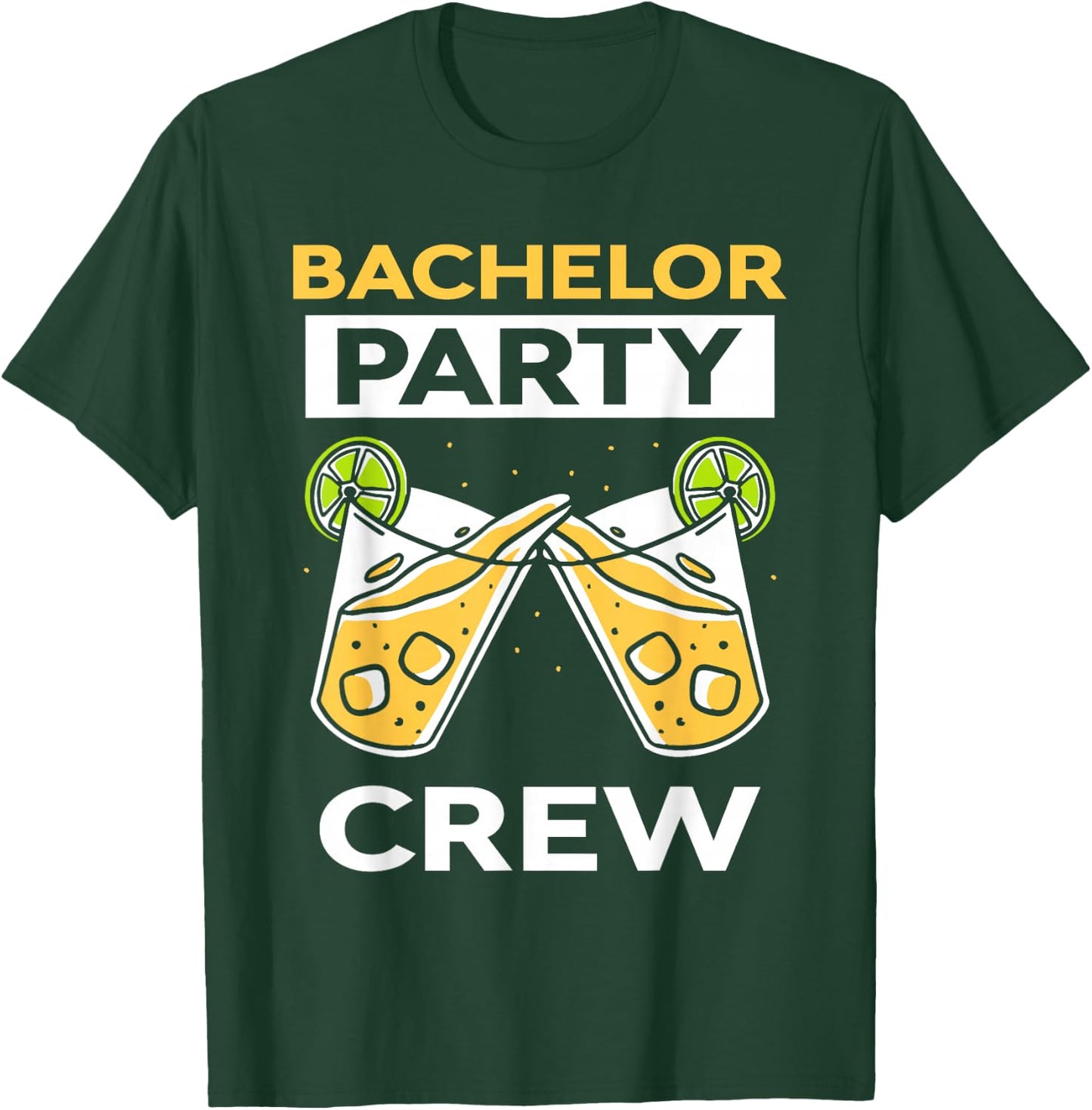 Bachelor Party Crew Bride Groom Team T-Shirt - T-Shirt | Forest