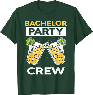 Bachelor Party Crew Bride Groom Team T-Shirt - T-Shirt | Forest