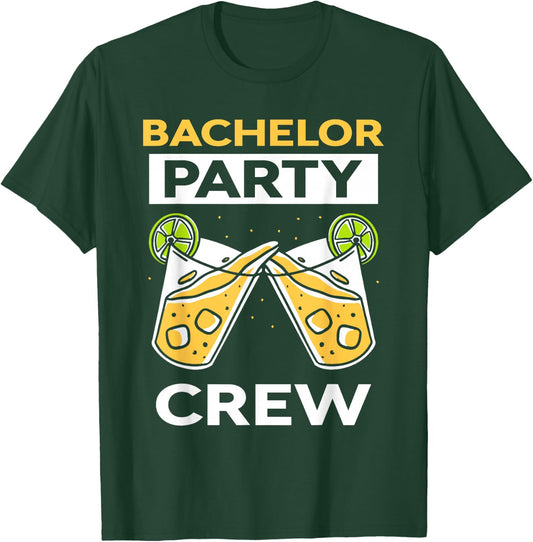 Bachelor Party Crew Bride Groom Team T-Shirt - T-Shirt | Forest