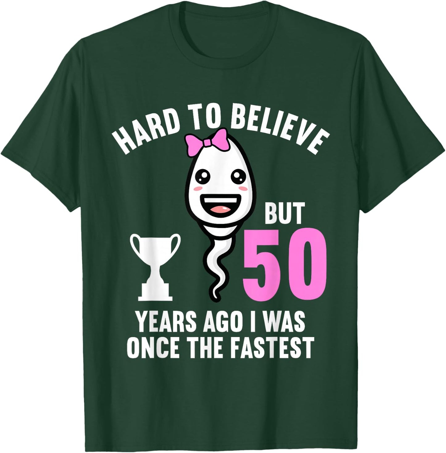 50 Years Ago I Was once The Fastest 50th Birthday T-Shirt - T-Shirt | Forest