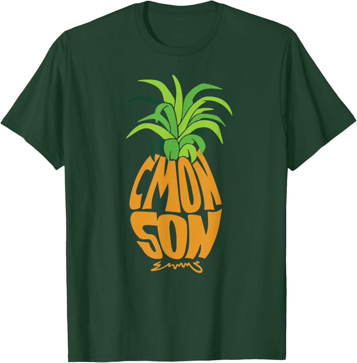 Vintage Psych Pineapple of Gus C'mon Son! Crazy Lover Gift T-Shirt - T-Shirt | Forest