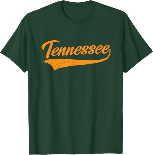 Tennessee - TN - Throwback Distressed Design - Classic T-Shirt - T-Shirt | Forest