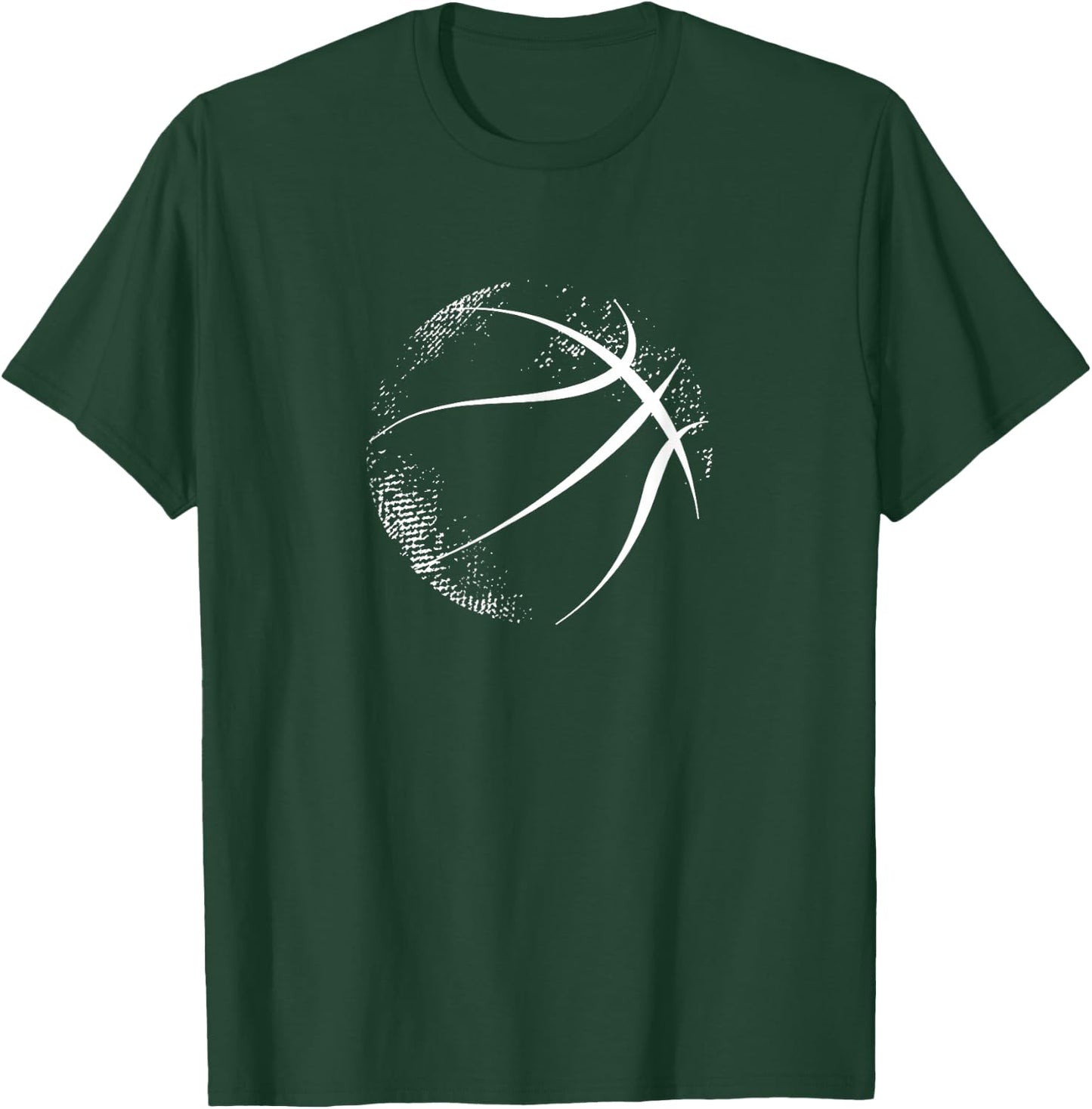 Basketball Silhouette Basketball T-Shirt - T-Shirt | Forest