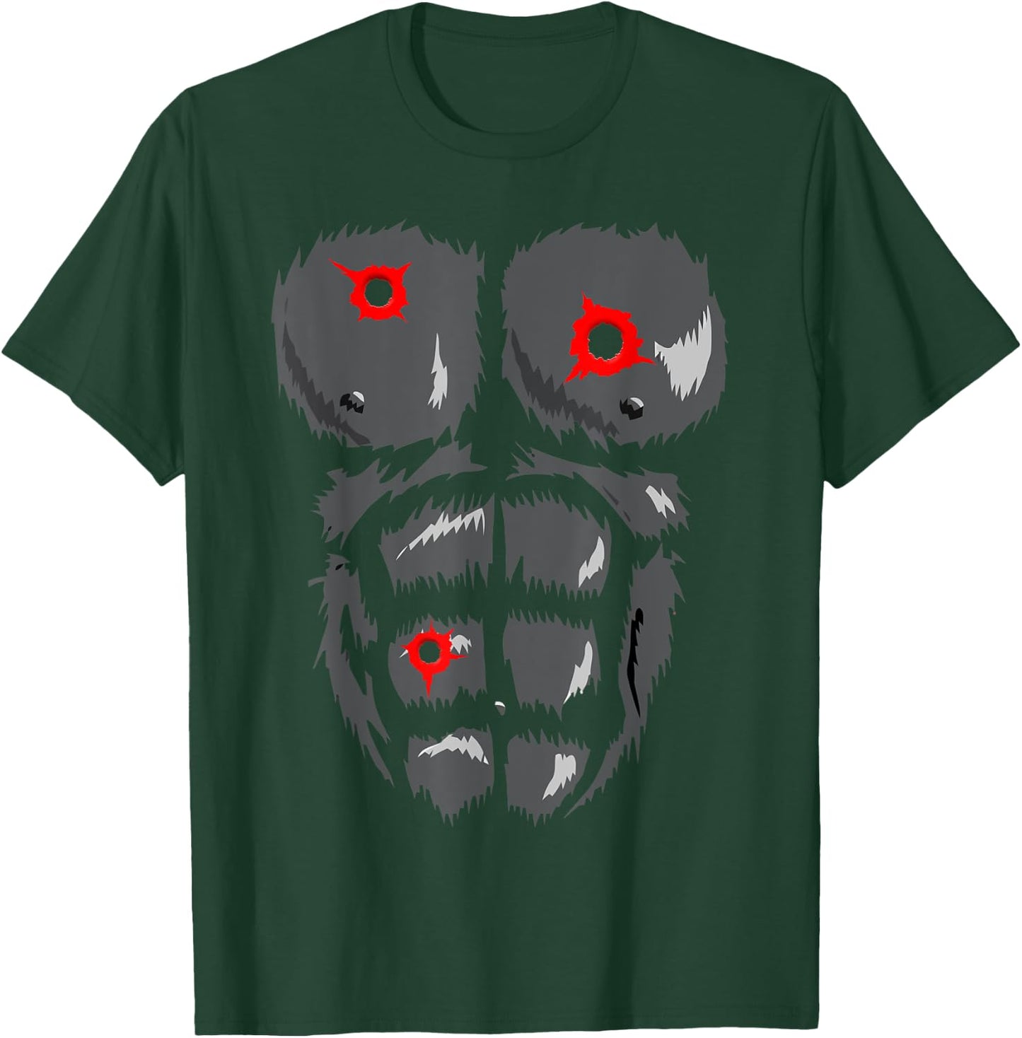 Halloween Funny Gorilla Monkey Belly Chest kids Costume T-Shirt - T-Shirt | Forest