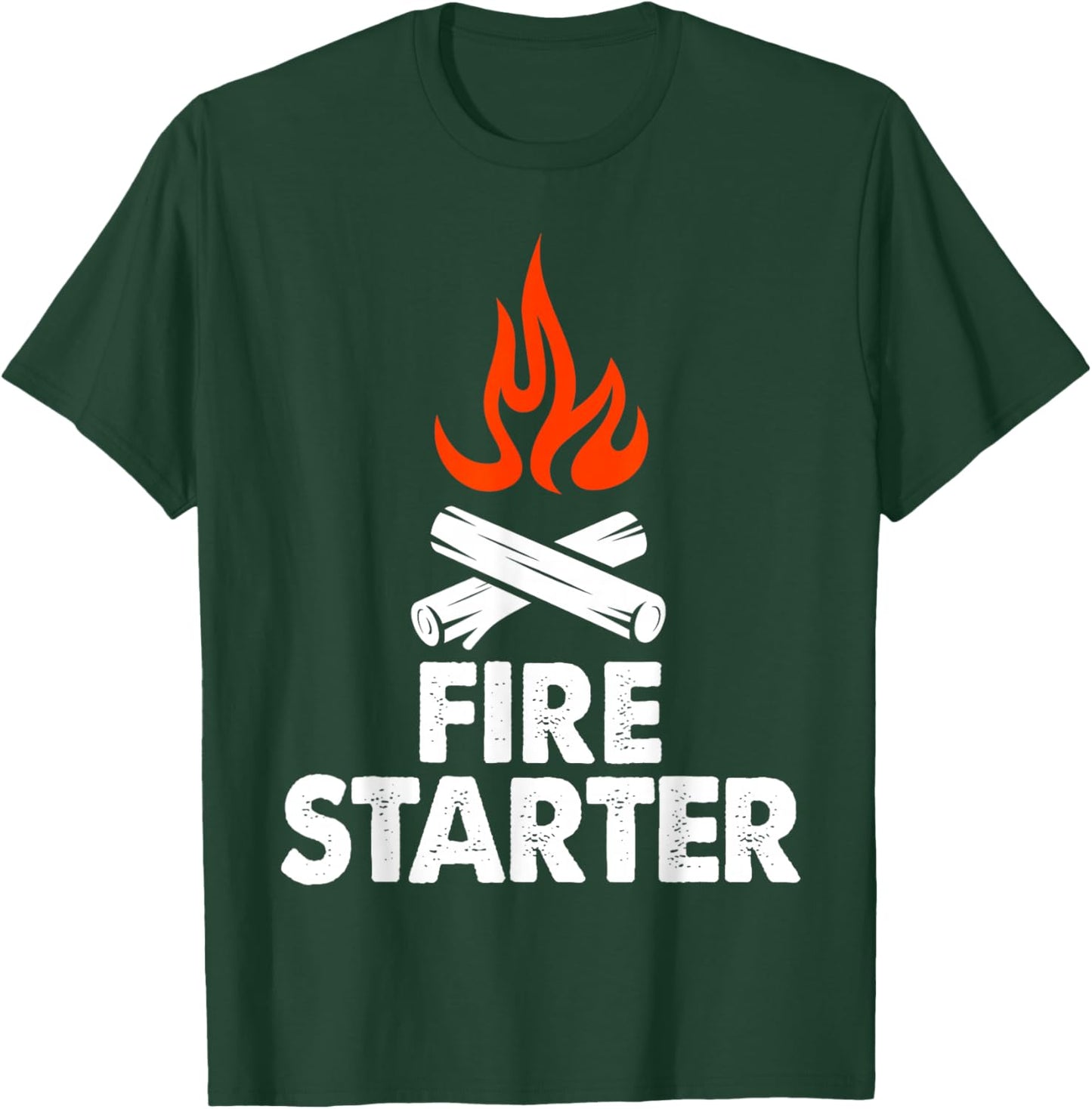 Fire Starter Shirt Men Campfire Starter T-Shirt - T-Shirt | Forest