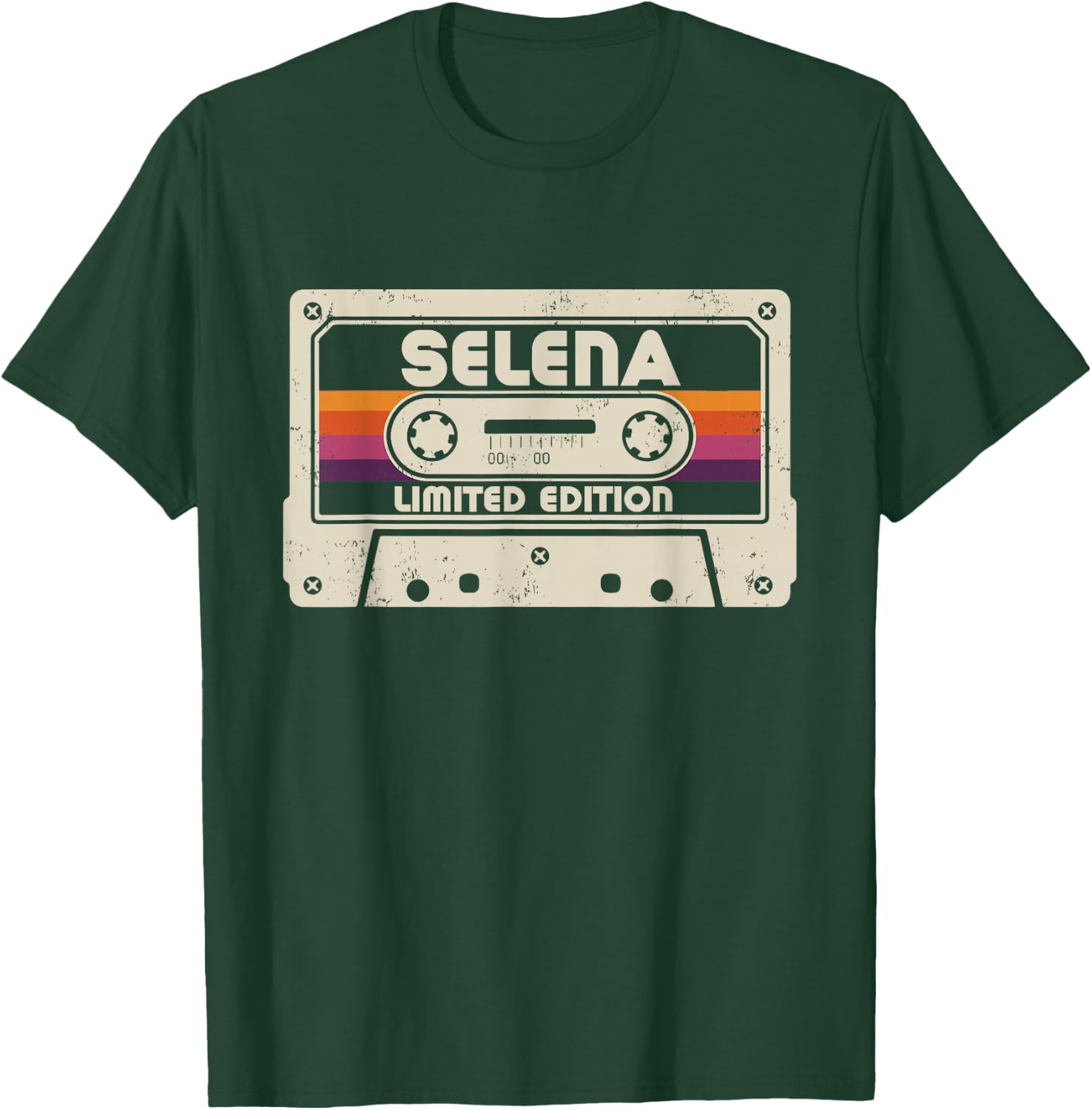 Selena First Name Limited Edition, Vintage Cassette Tape T-Shirt - T-Shirt | Forest