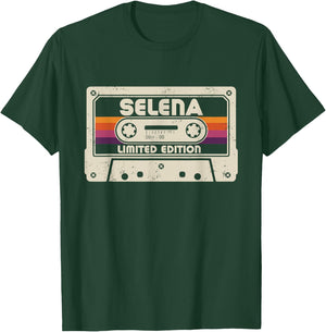 Selena First Name Limited Edition, Vintage Cassette Tape T-Shirt - T-Shirt | Forest