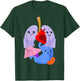 Anatomy Physiology Heart Lungs Vital Organs Illustration T-Shirt - T-Shirt | Forest
