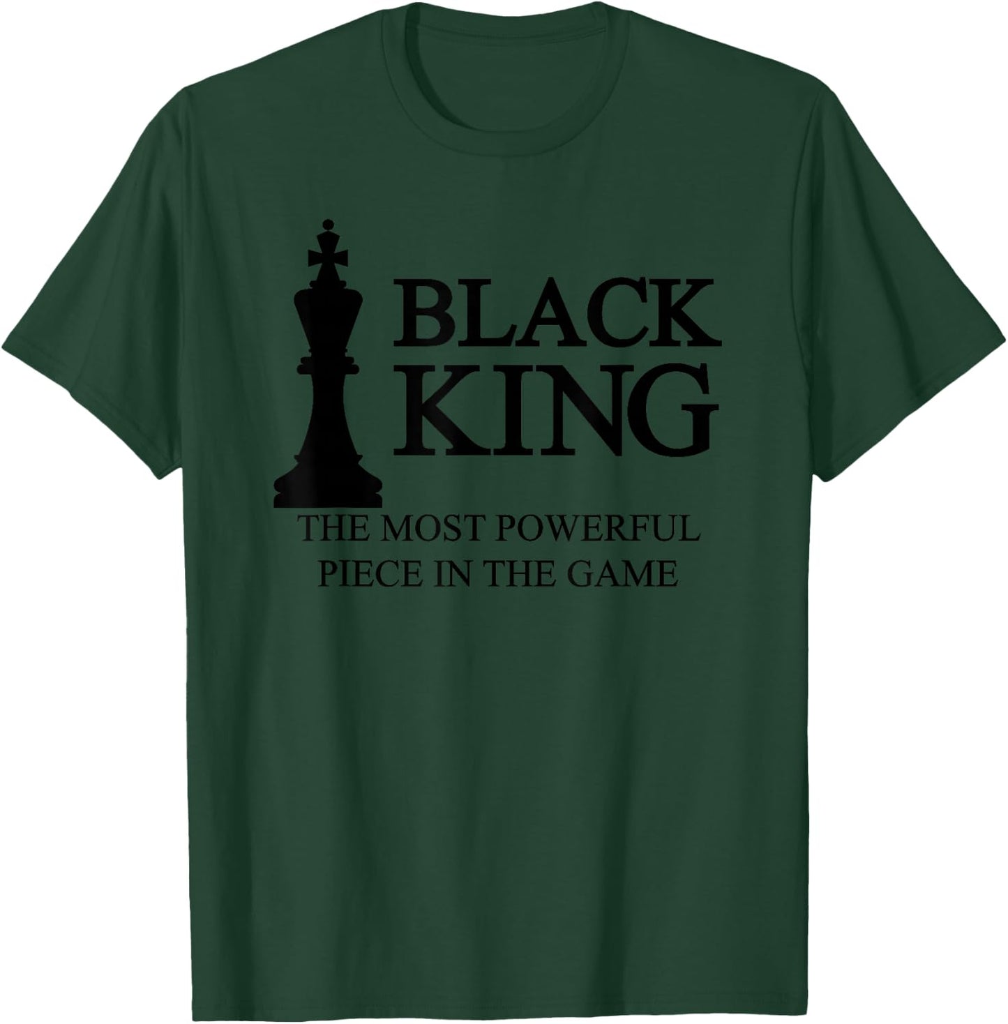 Black King Most Powerful Chess African American T-Shirt - T-Shirt | Forest