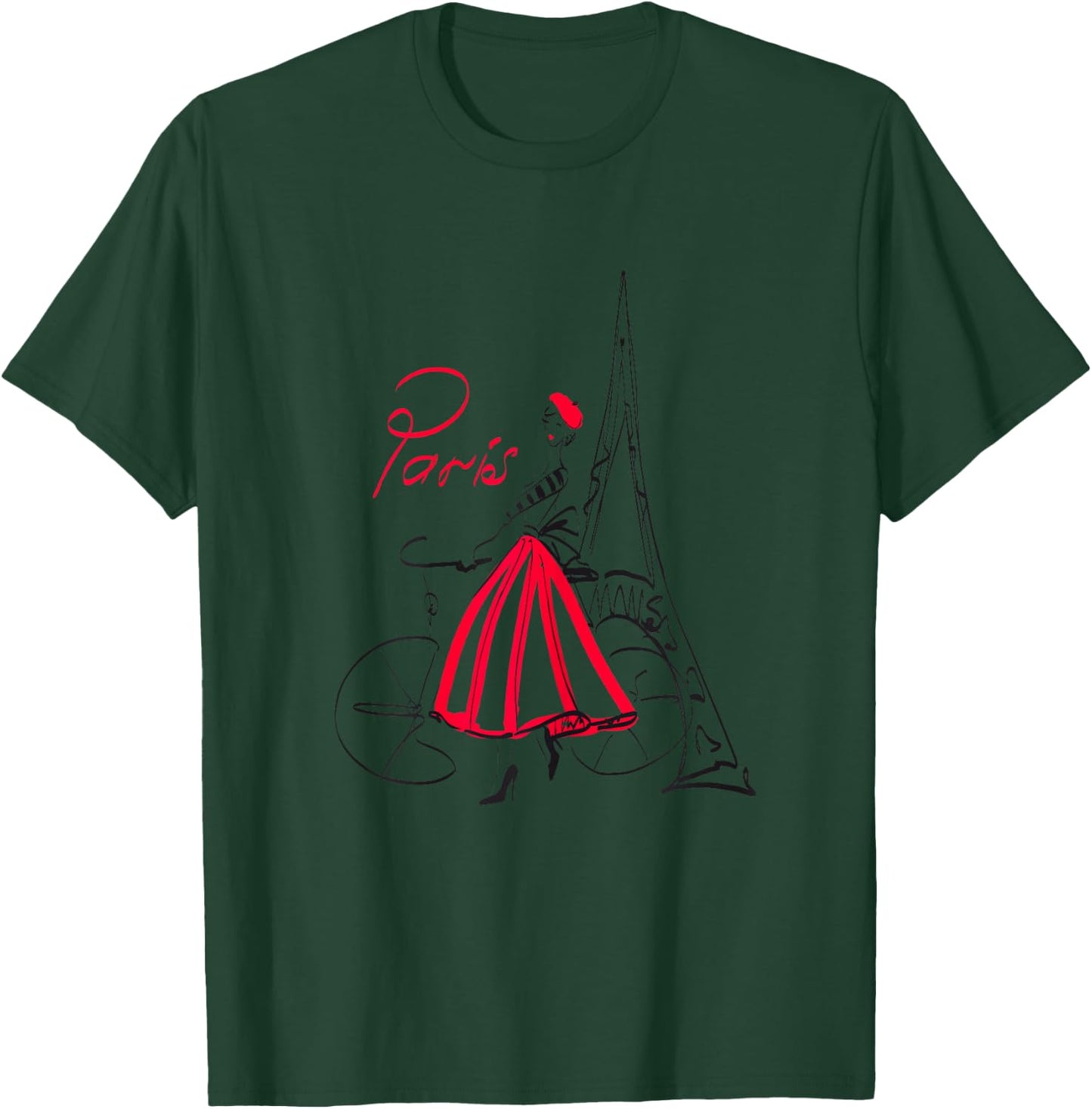 Paris Woman Woman Paris T-Shirt - T-Shirt | Forest