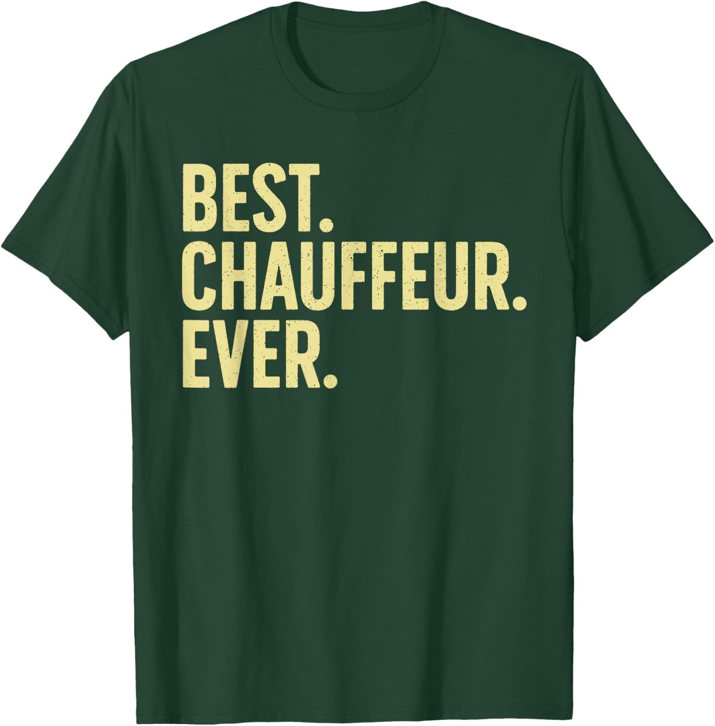 Best Chauffeur Art Women Dad Job Taxi Limo Driver T-Shirt - T-Shirt | Forest