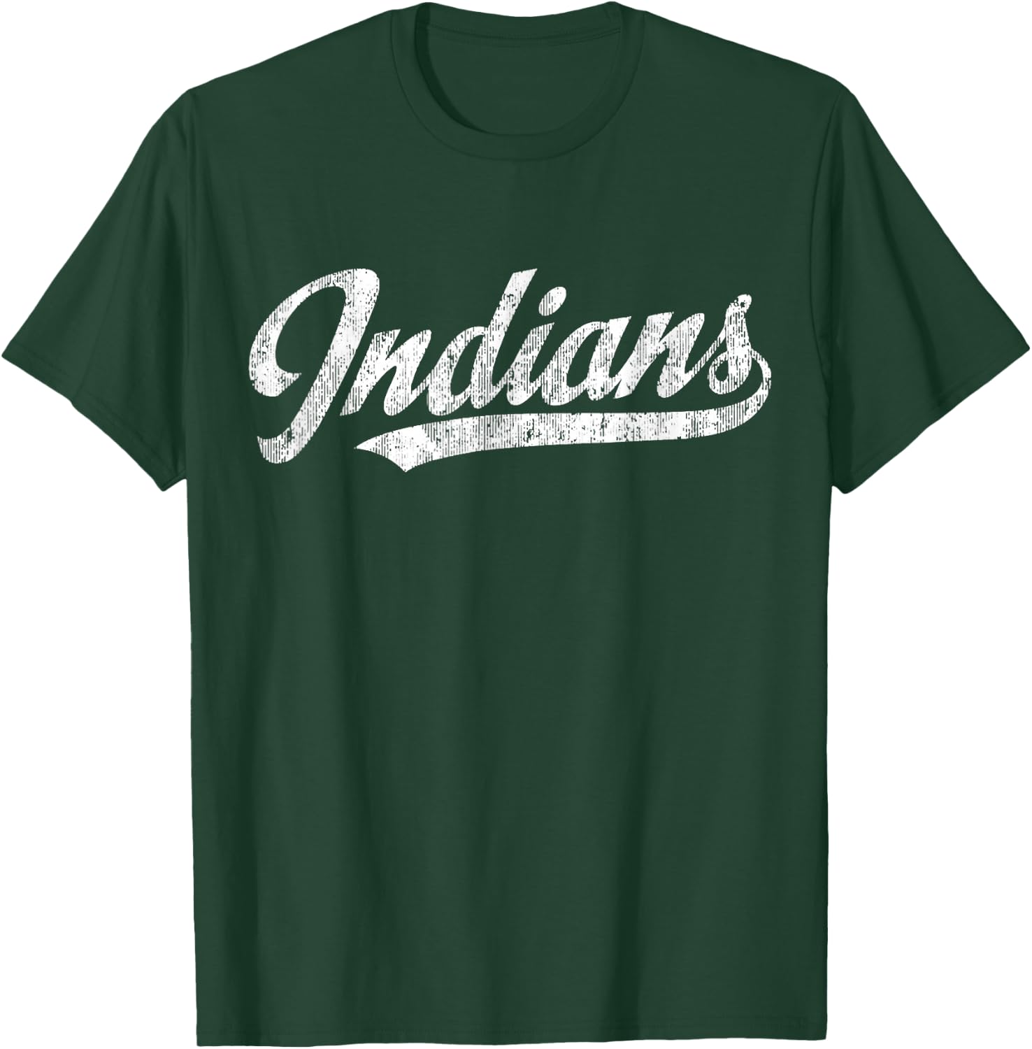 Indians T Shirt Vintage Sports Name Design T-Shirt - T-Shirt | Forest