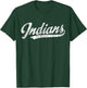 Indians T Shirt Vintage Sports Name Design T-Shirt - T-Shirt | Forest