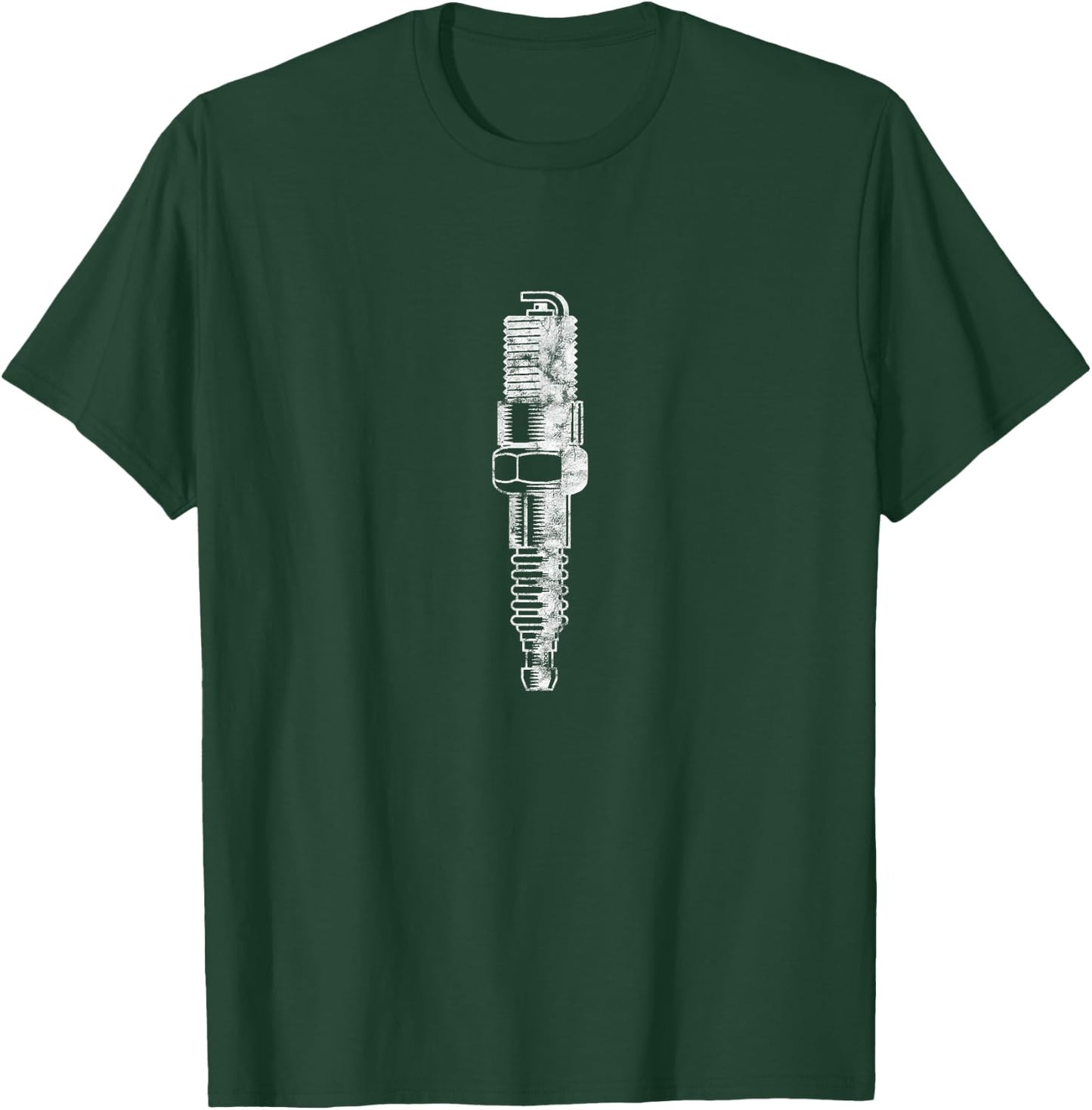 Spark Plug - Vintage Muscle Car T-Shirt - T-Shirt | Forest