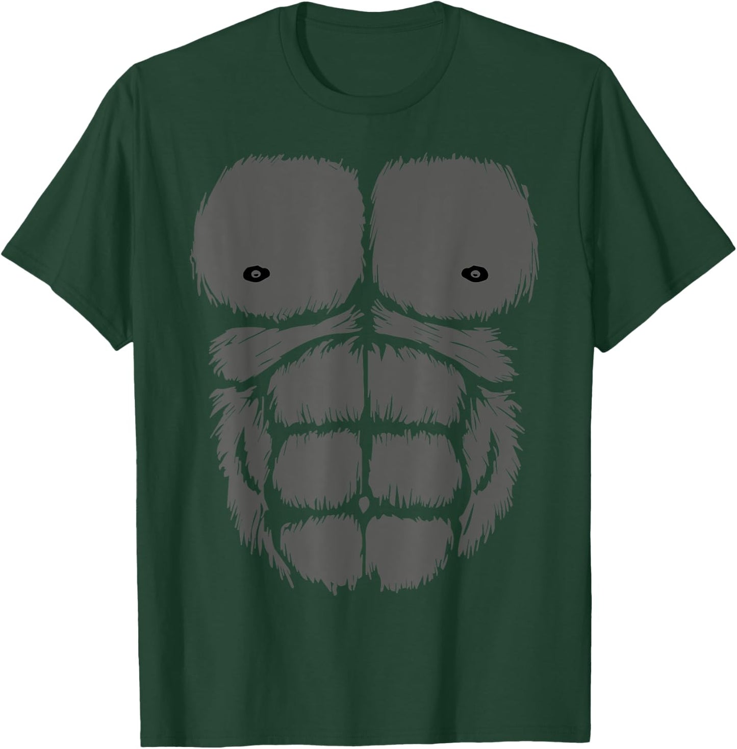 Gorilla Chest Belly Boy Girl Monkey Costume Kids Fancy Dress T-Shirt - T-Shirt | Forest