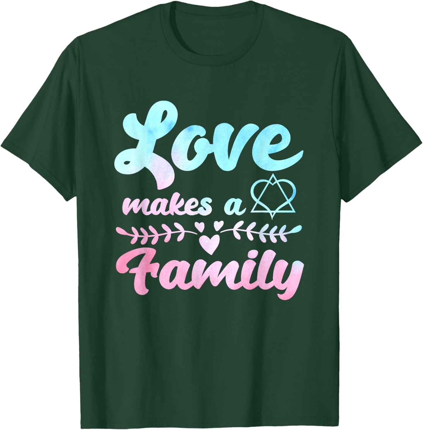 Adoption Announcement Day Love Family T-Shirt - T-Shirt | Forest