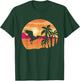 Pelican Bird Palm Tree Tropical Bird Animal Summer Sunrise T-Shirt - T-Shirt | Forest