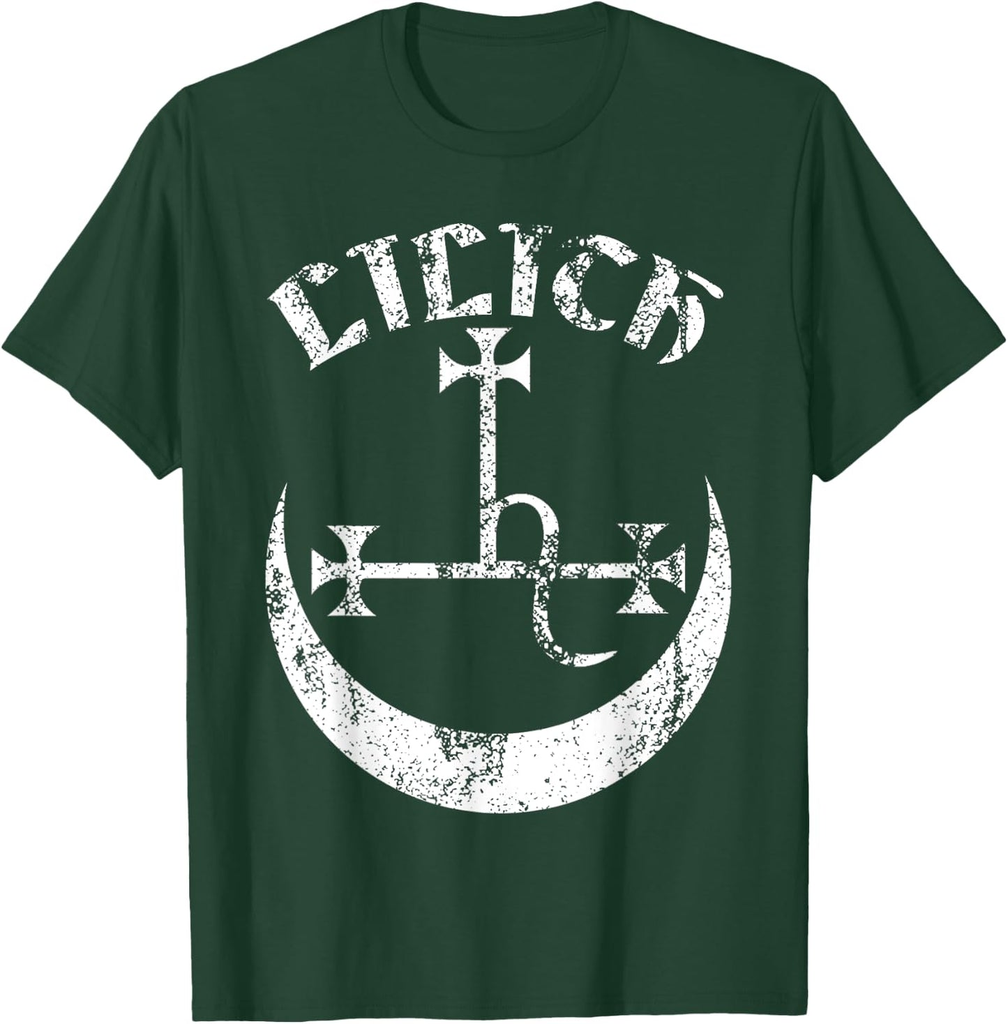 Lilith Moon Devil Black Pagan Samael Witchcraft Occult Goth T-Shirt - T-Shirt | Forest