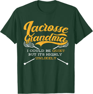 Relax I Love Lacrosse Grandma Saying Lax Is Life Grandmother T-Shirt - T-Shirt | Forest