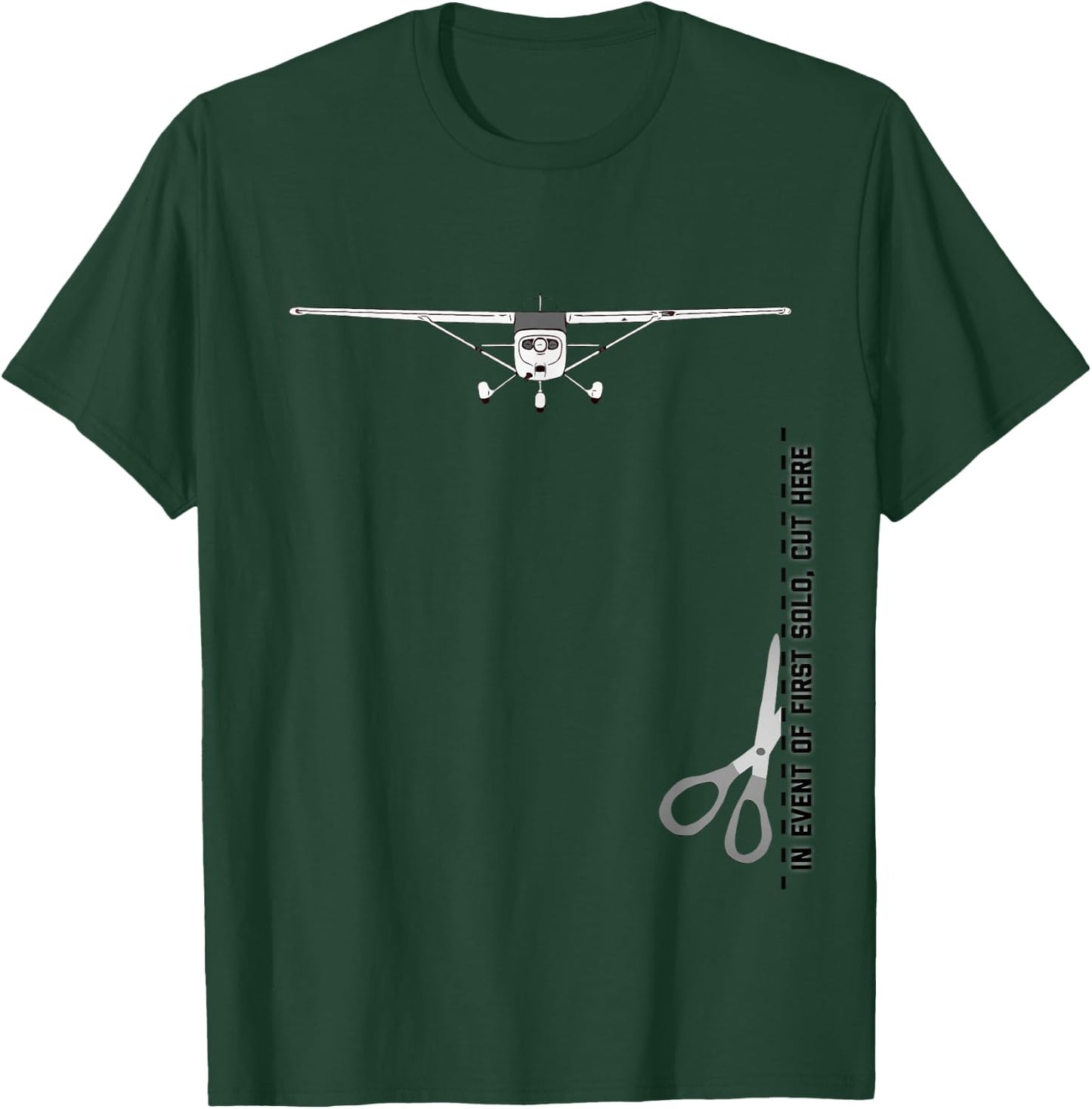 In event of first solo, CUT HERE T-Shirt - T-Shirt | Forest