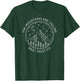 The Mountains Are Calling And I Must Go Minimalist Adventure T-Shirt - T-Shirt | Forest