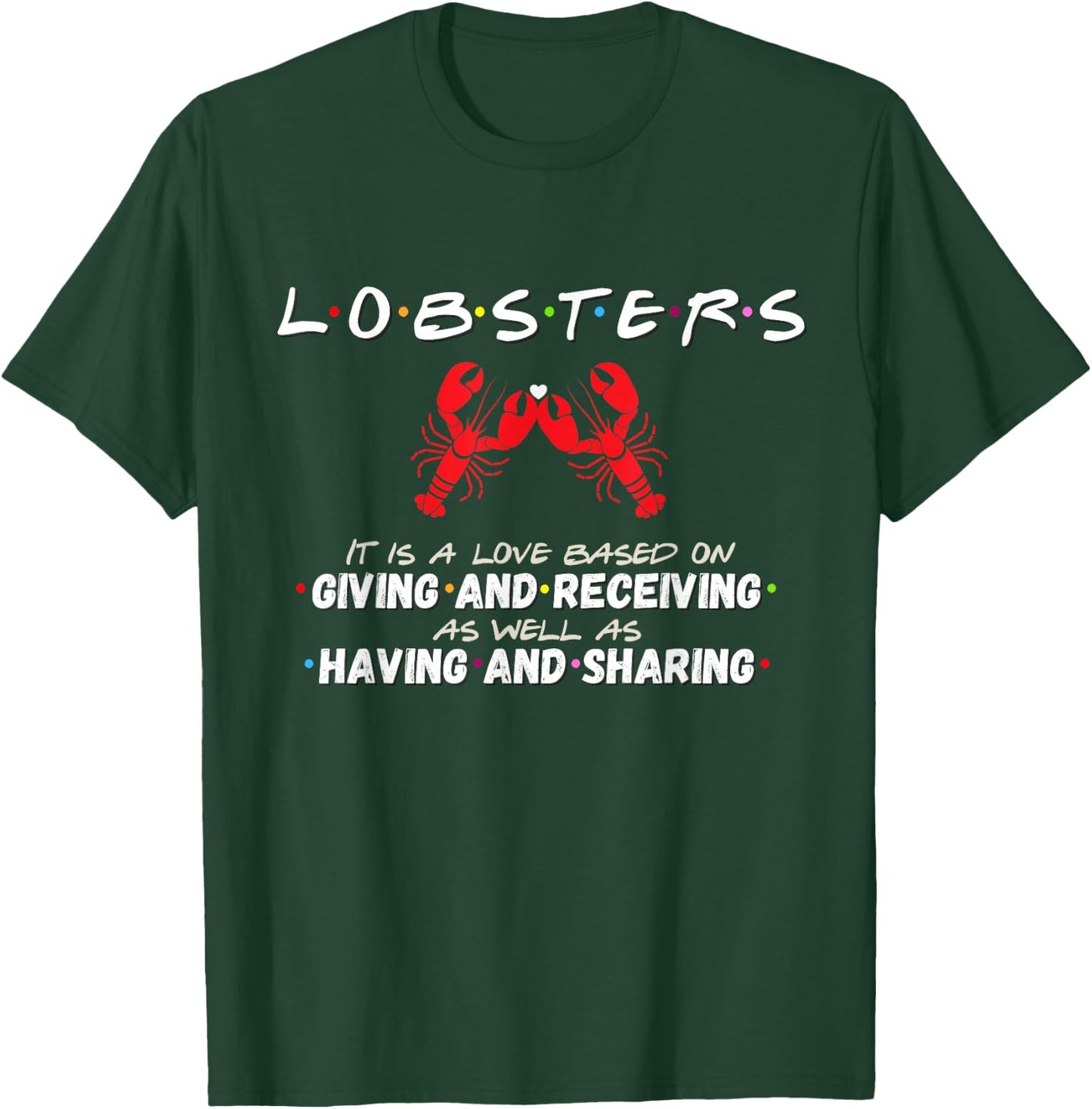 He's My Lobster - She's My Lobster | Couple's Lobsters T-Shirt - T-Shirt | Forest