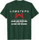 He's My Lobster - She's My Lobster | Couple's Lobsters T-Shirt - T-Shirt | Forest