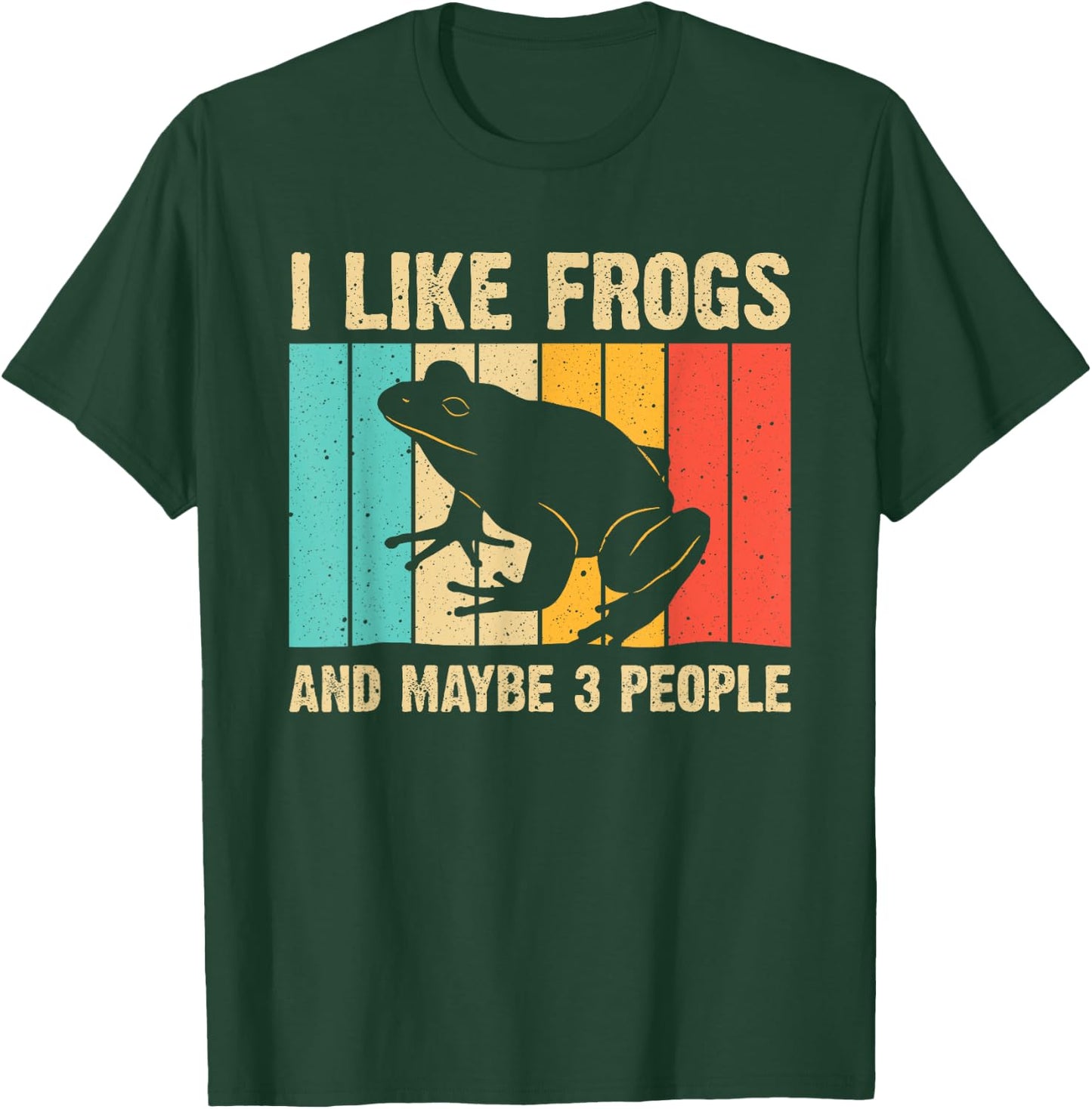 Cute Frog Design For Toad Lover Men Women Amphibian Animals T-Shirt - T-Shirt | Forest