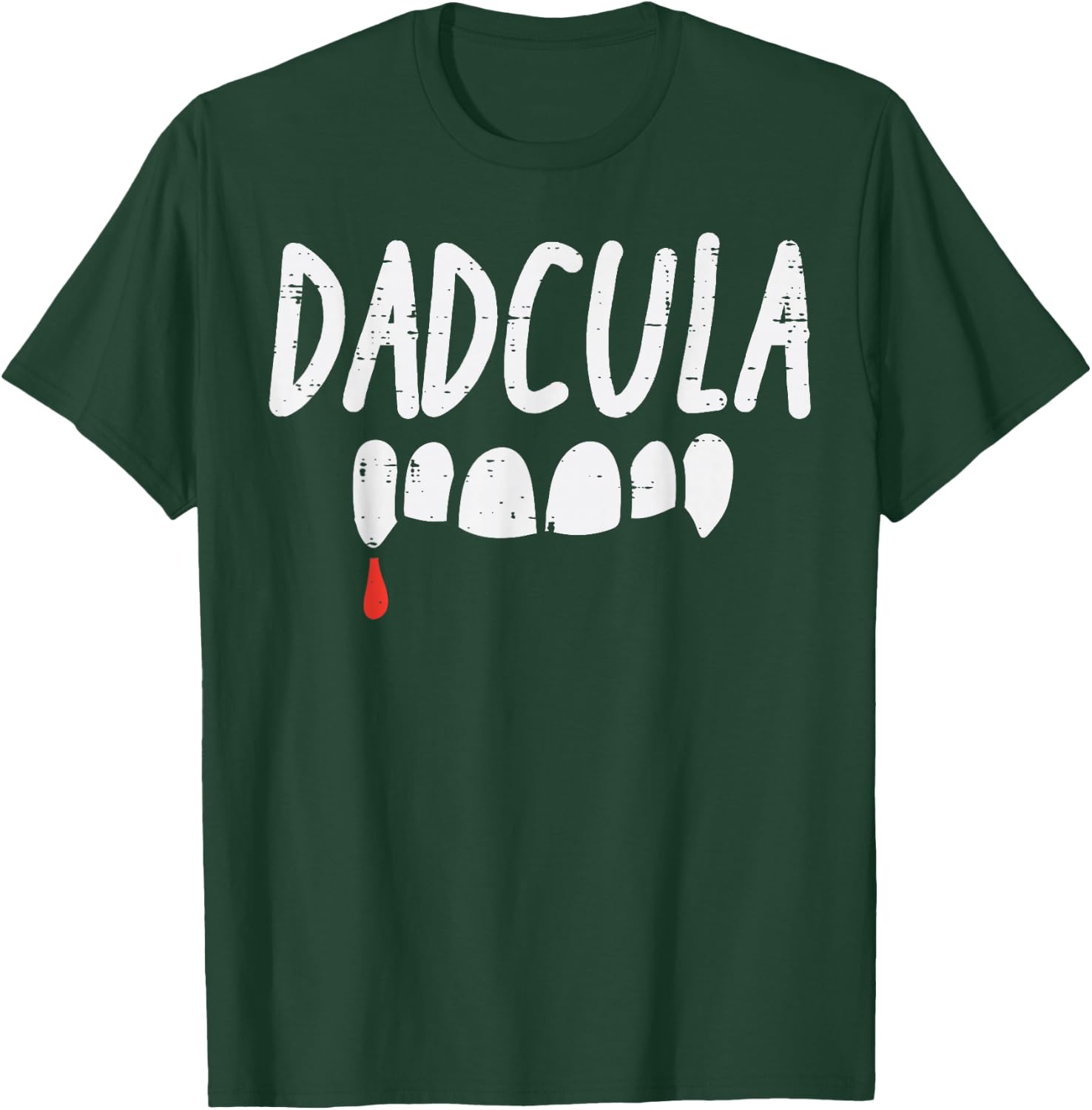 Dadcula Dad Dracula Halloween Family Matching Daddy Papa Men T-Shirt - T-Shirt | Forest