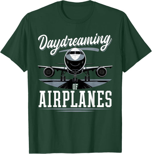 Airplane Kids Travel Pilot Toddler T-Shirt - T-Shirt | Forest