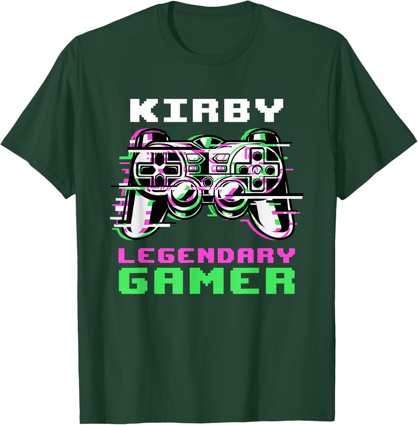 Kirby - Legendary Gamer - Personalized T-Shirt - T-Shirt | Forest