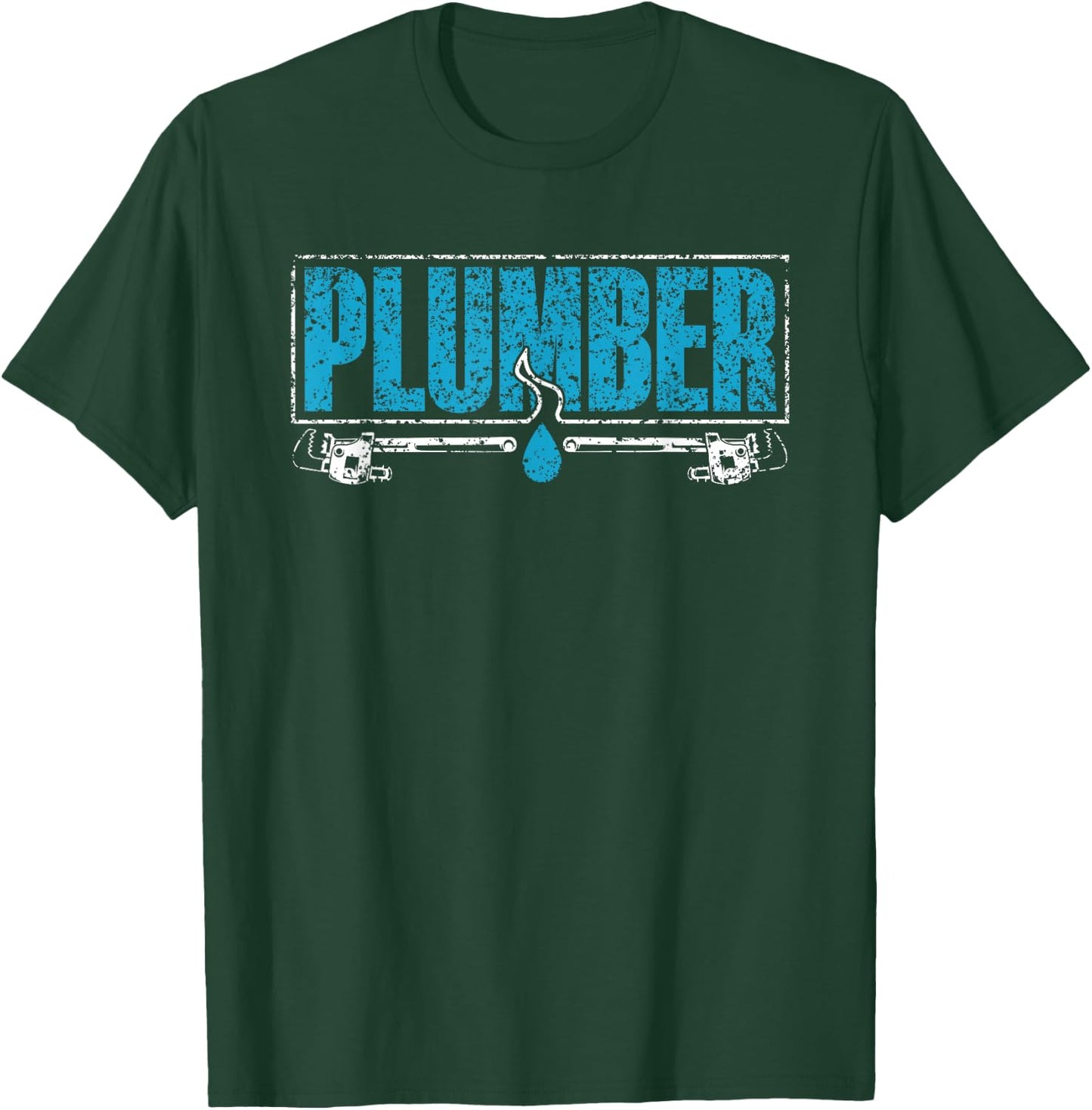 Plumber Plumbers Pipefitter Plumbing Pipe T-Shirt - T-Shirt | Forest