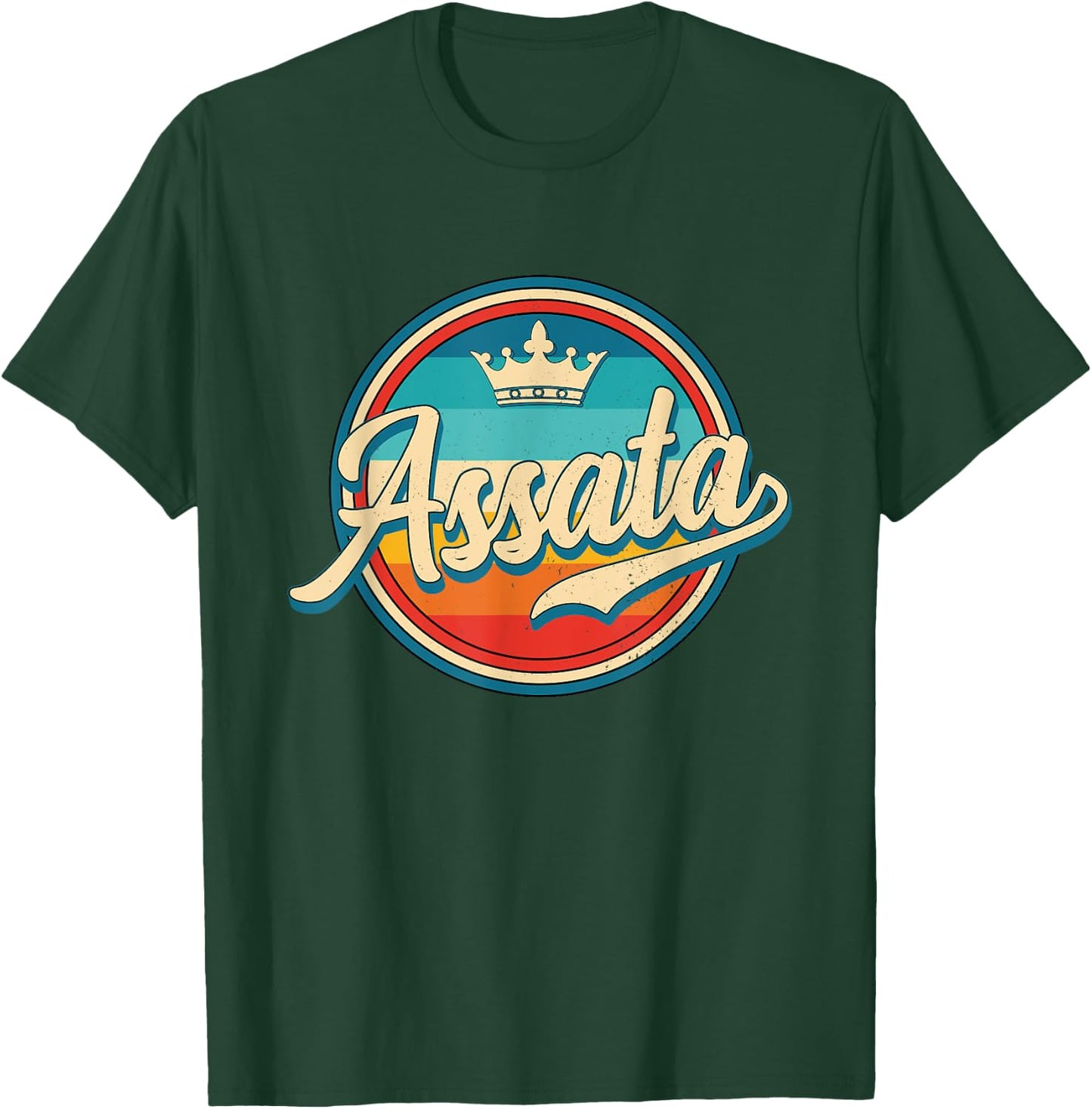 Assata Retro Name Funny Vintage First Name Assata T-Shirt - T-Shirt | Forest