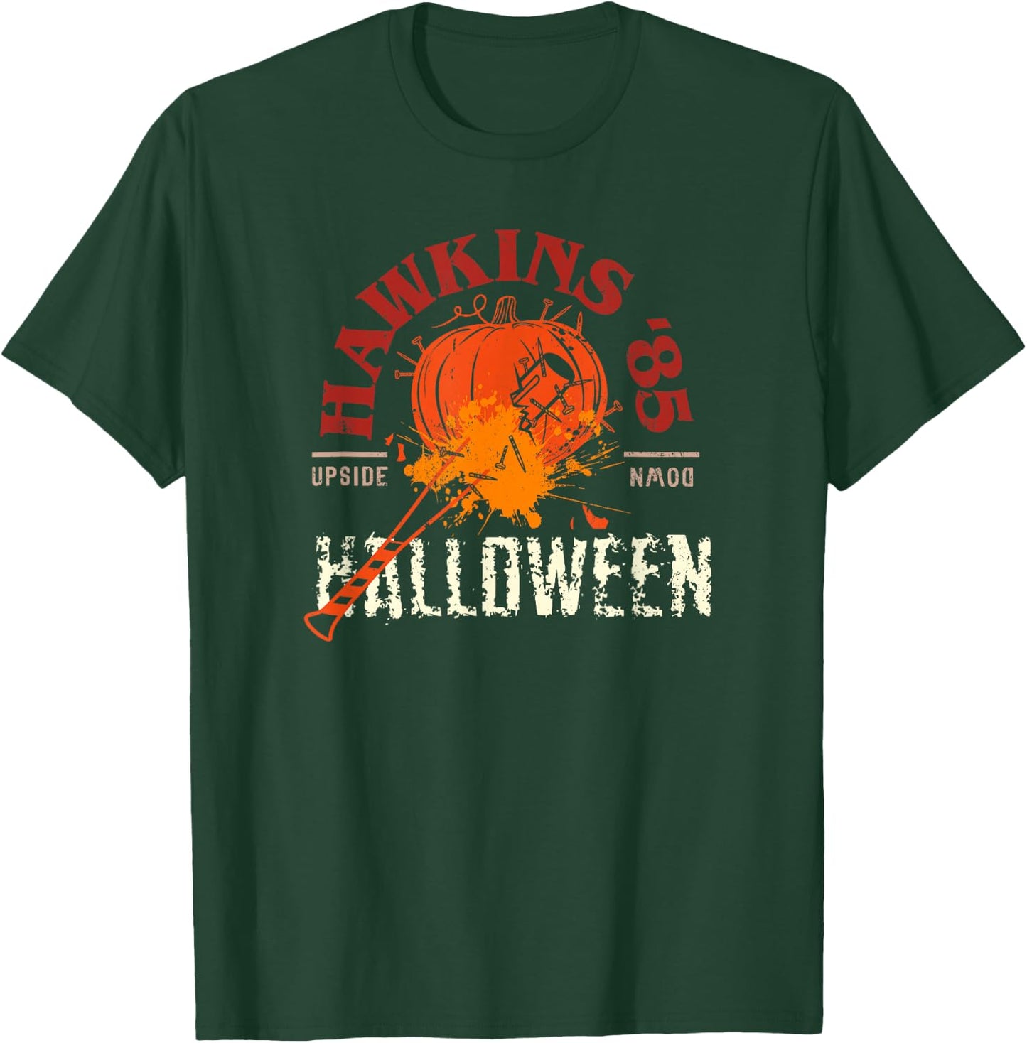 Stranger Things Halloween Hawkins '85 Upside Down T-Shirt - T-Shirt | Forest