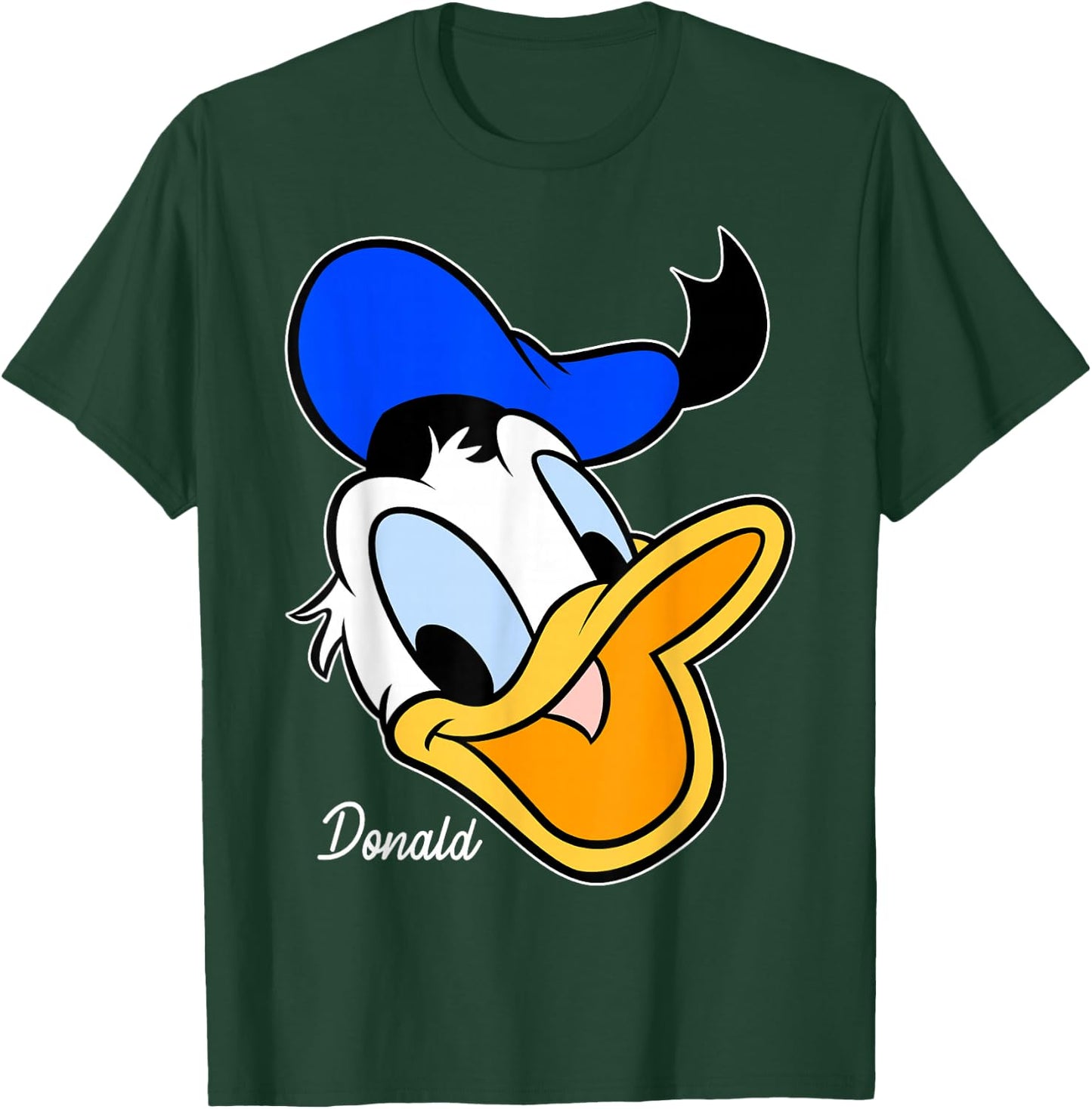 Disney Mickey And Friends Donald Duck Big Face T-Shirt - T-Shirt | Forest