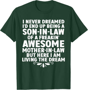 Son In Law Art From Mother In Law Boys Son In Law T-Shirt - T-Shirt | Forest
