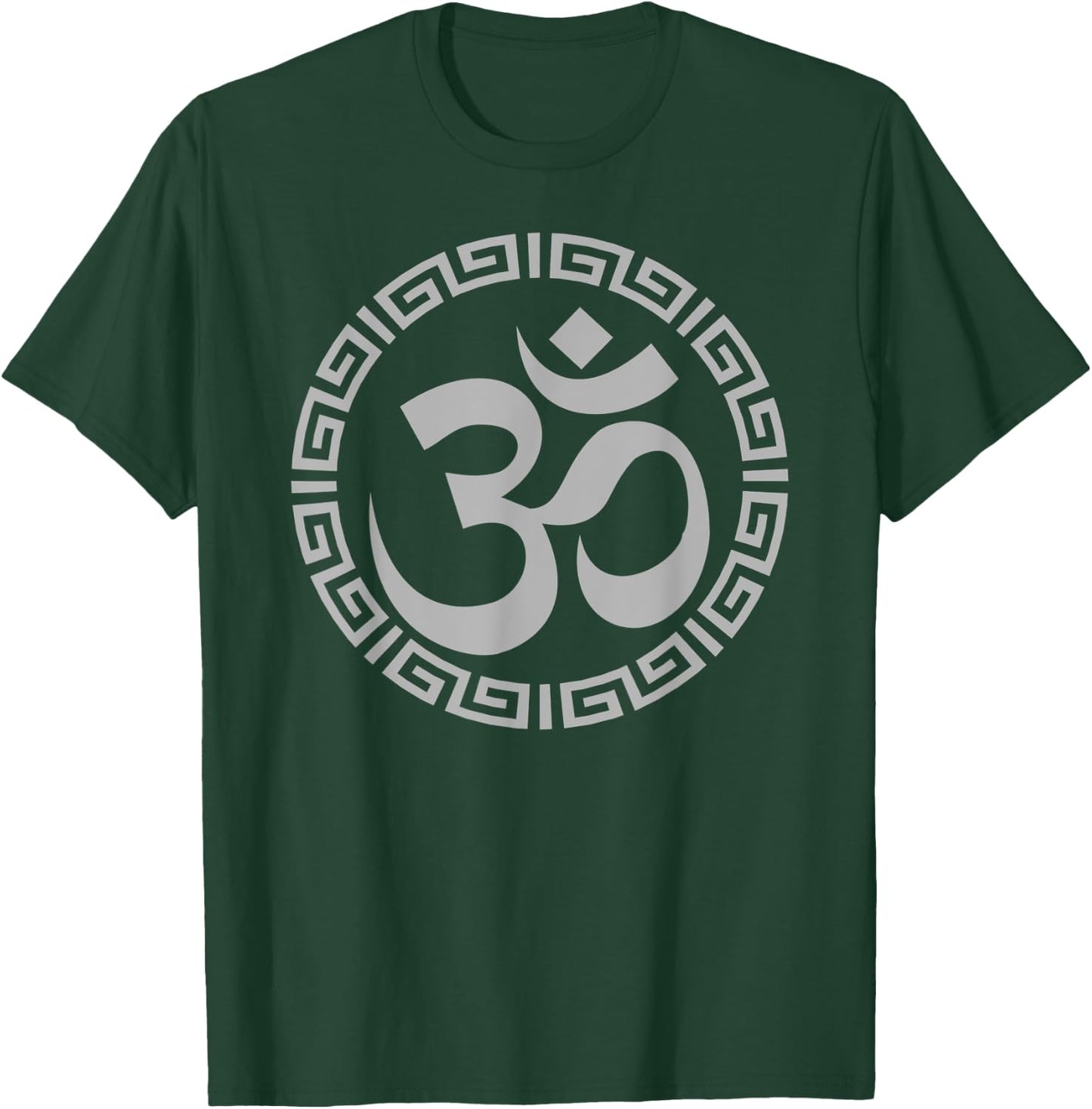 Om Ohm Yoga Symbol Meditation Yoga T-Shirt - T-Shirt | Forest