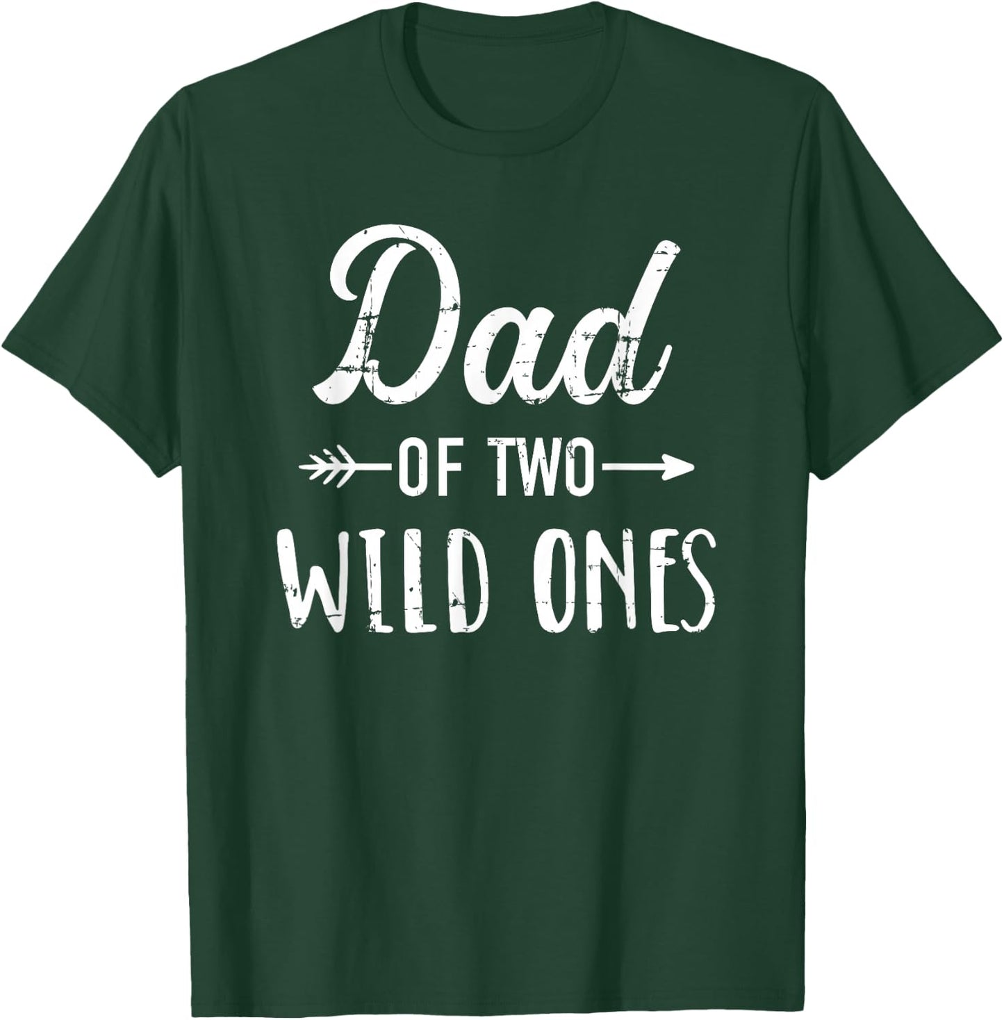 Dad of the wild ones for father daughters and twins T-Shirt - T-Shirt | Forest