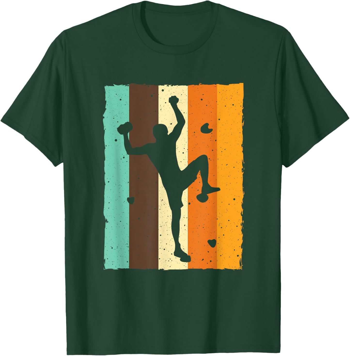 Vintage Bouldering Design Rock Climbing Women Kids T-Shirt - T-Shirt | Forest