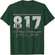 Fort Worth 817 Area Code Skyline Texas Pride Vintage T-Shirt - T-Shirt | Forest
