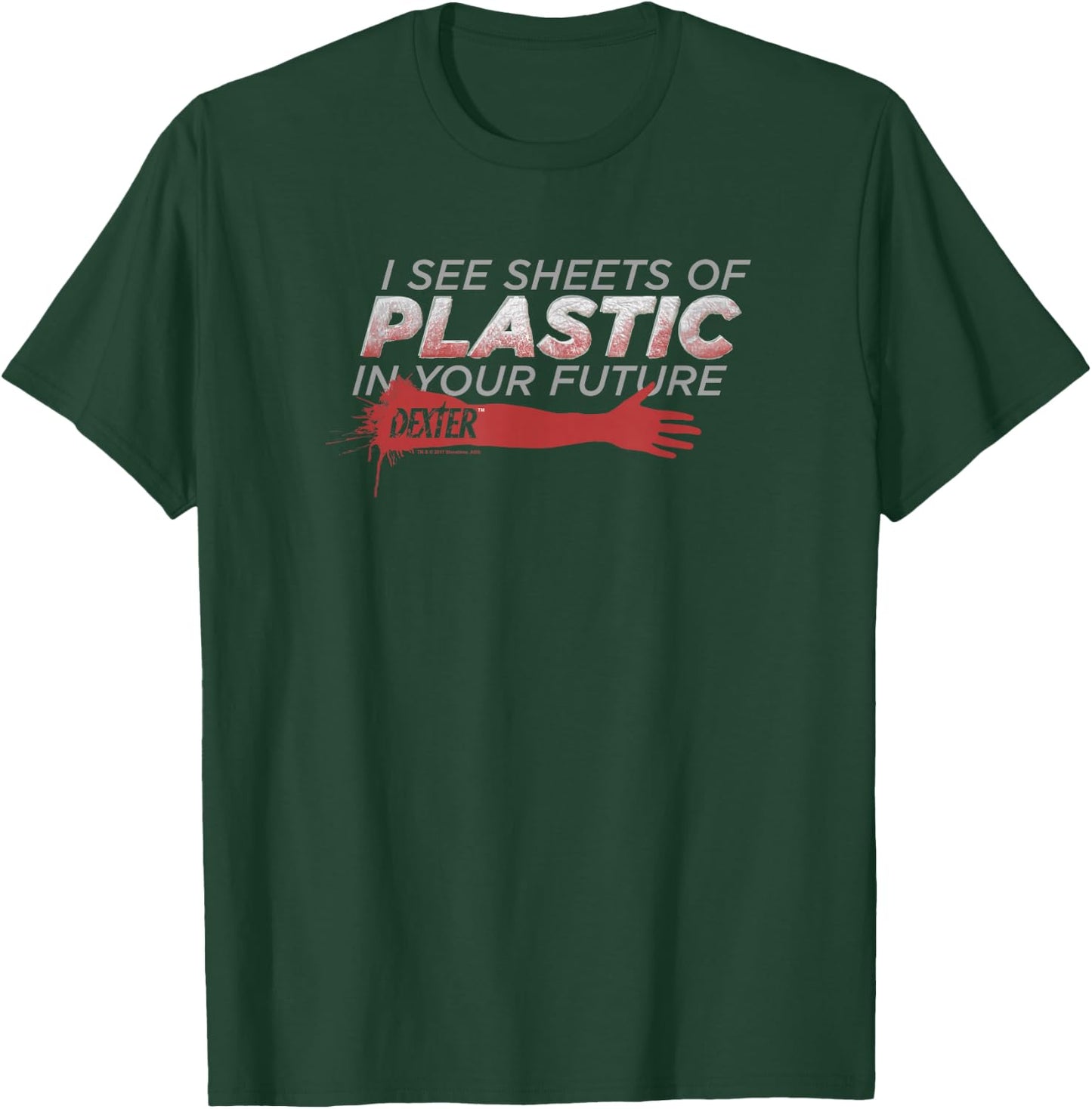 Dexter Plastic Prediction T-Shirt - T-Shirt | Forest