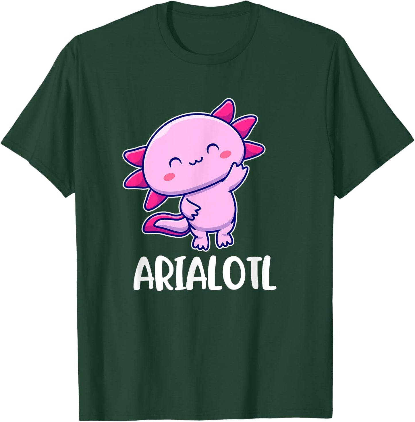 Arialotl Axolotl Cute for Aria T-Shirt - T-Shirt | Forest