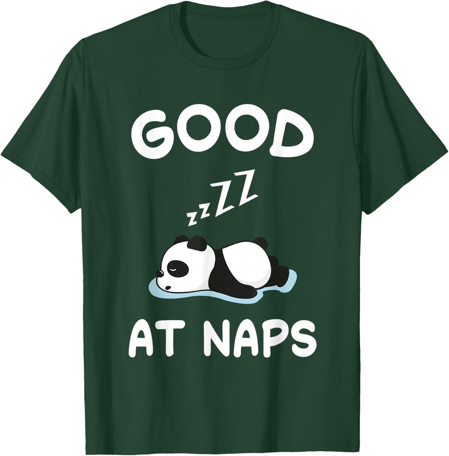 Panda Bear Bears Nap Sleeping Pajama Nightgown T-Shirt - T-Shirt | Forest