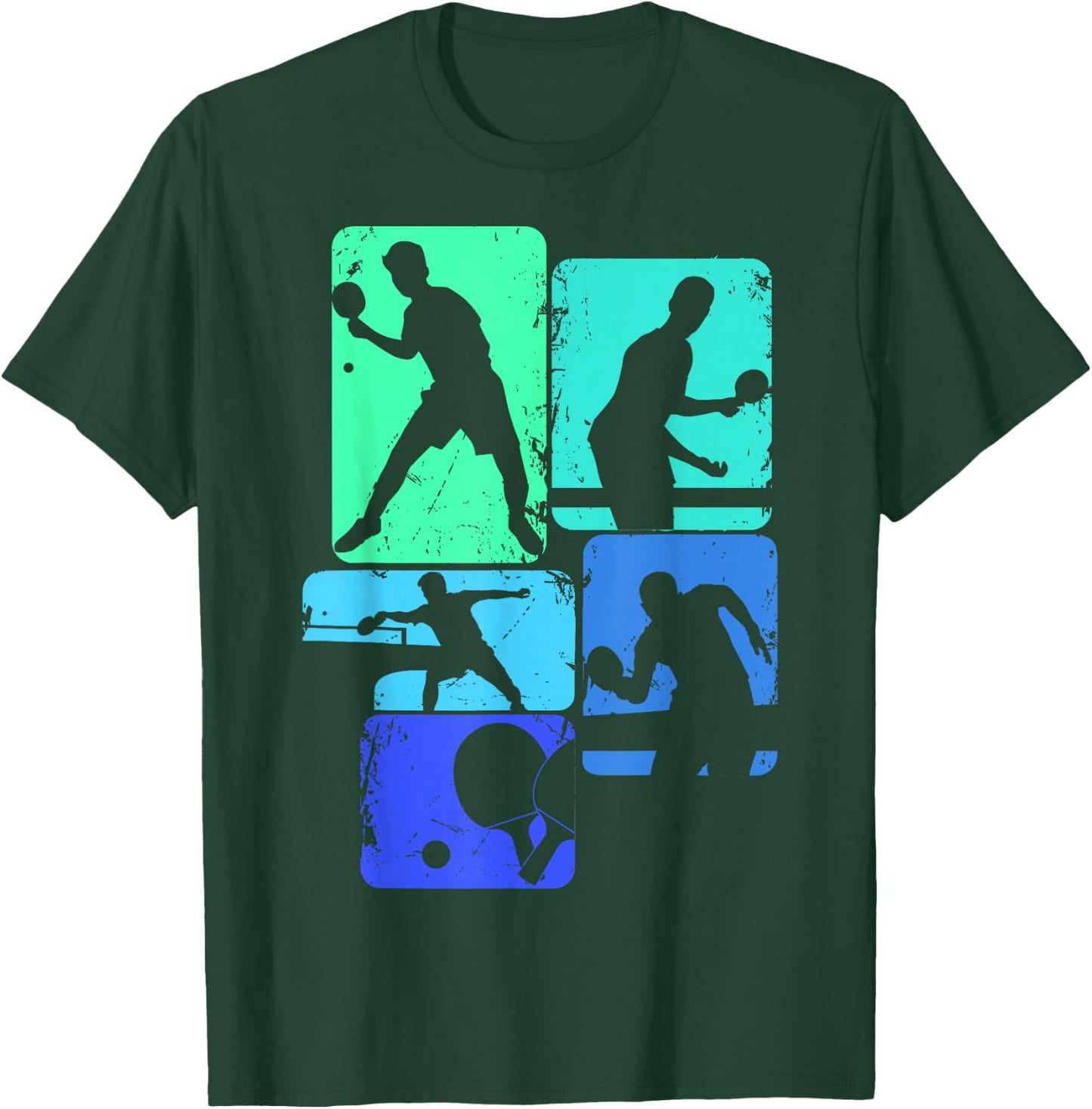 Table Tennis Ping Pong Youth Men Kids Boys T-Shirt - T-Shirt | Forest